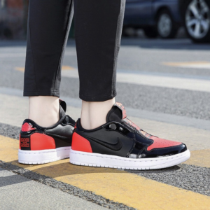 Giày Nike Wmns Air Jordan 1 Low Slip 'Infra-Bred'  AV3918-600 - Ảnh 2