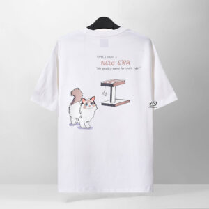 NEW ERA CAT T-SHIRT - WHITE