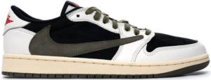 Giày Nike Air Jordan 1 x Travis Scott Retro Low OG SP ‘Olive’ DZ4137-106