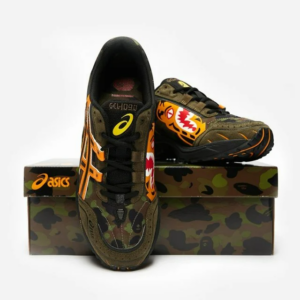 Giày Asics BAPE x Gel 1090 'Camo' 1023A061-200 - Ảnh 4
