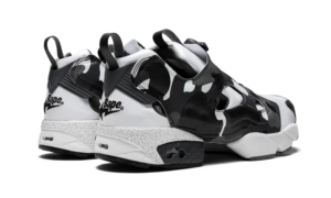 Giày Reebok A Bathing Ape x Mita x InstaPump Fury White Black Camo BD1355 - Ảnh 4