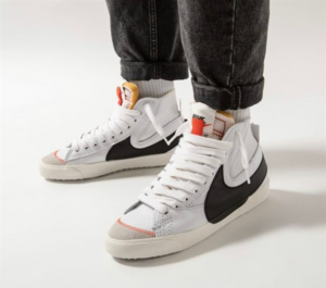 Giày Nike Blazer Mid '77 Jumbo 'White Black' DD3111-100 - Ảnh 5