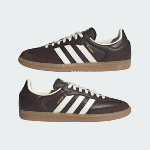 Giày Adidas Samba OG 'Dark Brown White' JR0891 - Ảnh 6