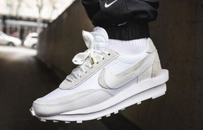 Giày Nike Sacai x LDWaffle 'White Nylon' BV0073-101 - Ảnh 8