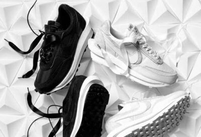 Giày Nike Sacai x LDWaffle 'White Nylon' BV0073-101 - Ảnh 4